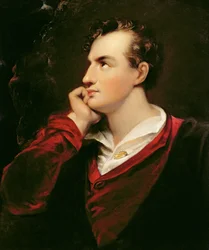 Portrét George Gordona Byrona (1788-1824) 6. baron Byron, 1813